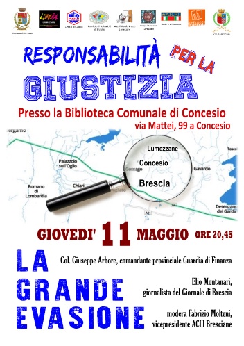 A Concesio incontro sull'evasione fiscale